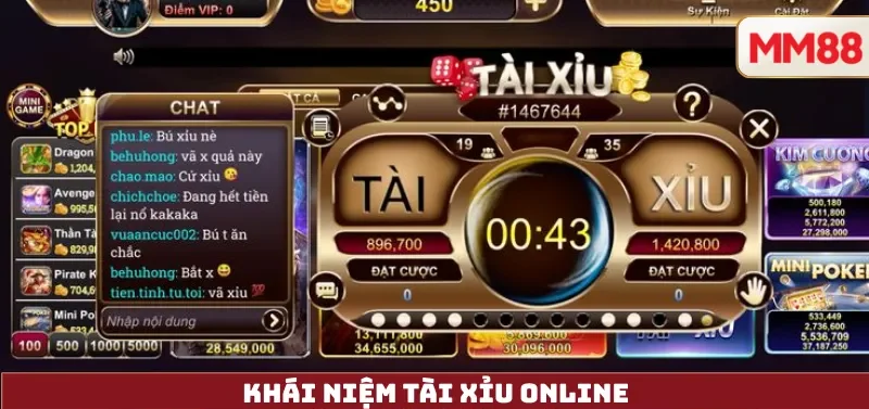 Khái niệm Tài xỉu online